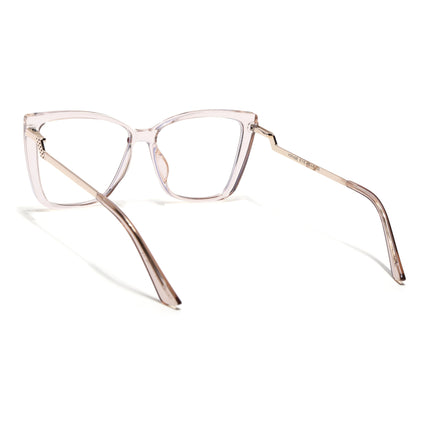 Voyage Light Brown Cateye Eyeglasses for Women - MG4012