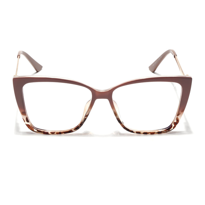 Voyage Brown Cateye Eyeglasses for Women (TR5046MG4013)