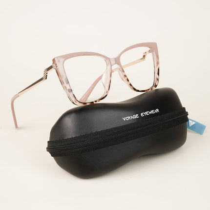 Voyage Brown Cateye Eyeglasses for Women - MG4013