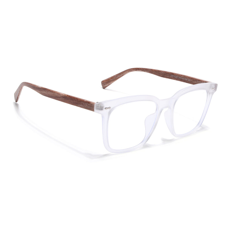 Voyage Clear Square Eyeglasses for Men & Women - MG3859