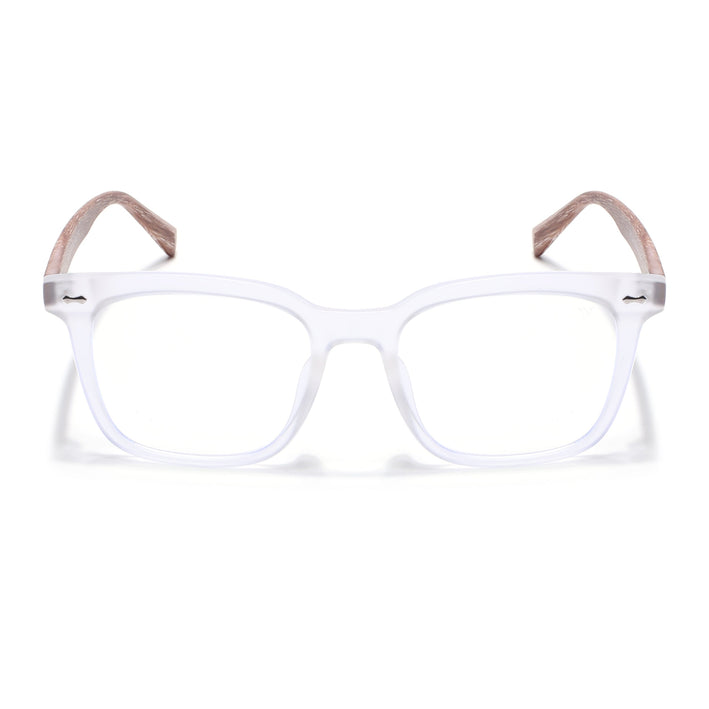 Voyage Clear Square Eyeglasses for Men & Women - MG3859
