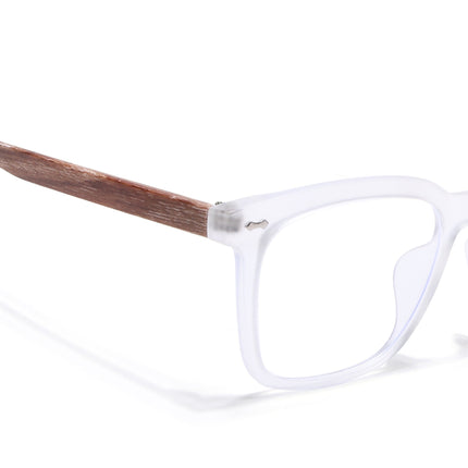 Voyage Clear Square Eyeglasses for Men & Women - MG3859