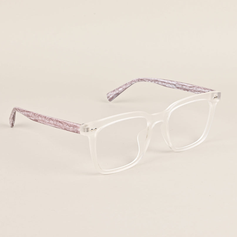 Voyage Clear Square Eyeglasses for Men & Women - MG3859