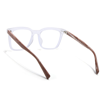 Voyage Clear Square Eyeglasses for Men & Women - MG3859
