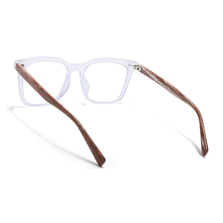 Voyage Clear Square Eyeglasses for Men & Women - MG3859