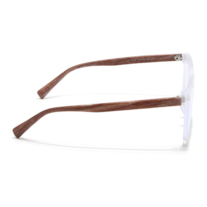 Voyage Clear Square Eyeglasses for Men & Women - MG3859
