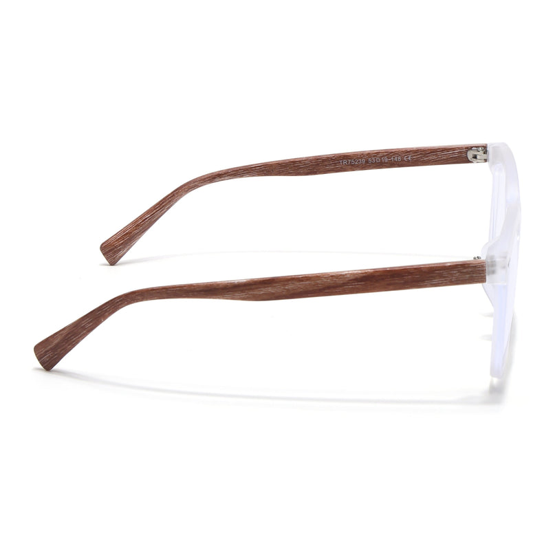 Voyage Clear Square Eyeglasses for Men & Women - MG3859