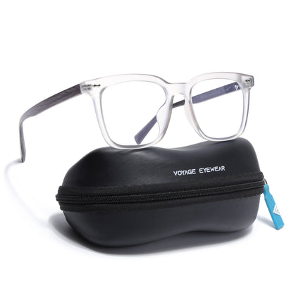 Voyage Square New Grey Eyeglasses - MG3860
