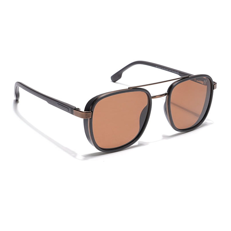 Wayfarer Polarized Sunglasses (Brown Lens | Brown Frame - PMG5528)