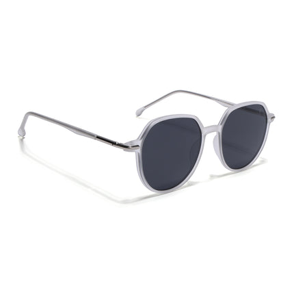 Grit | Transparent Round Polarized Sunglasses - PMG4298