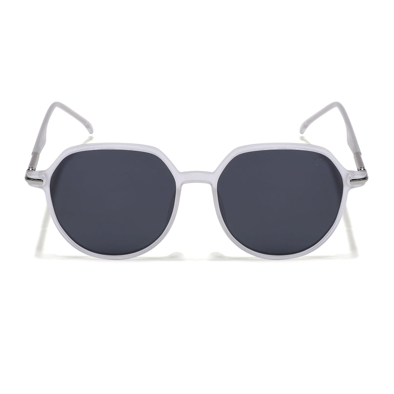 Grit | Transparent Round Polarized Sunglasses - PMG4298