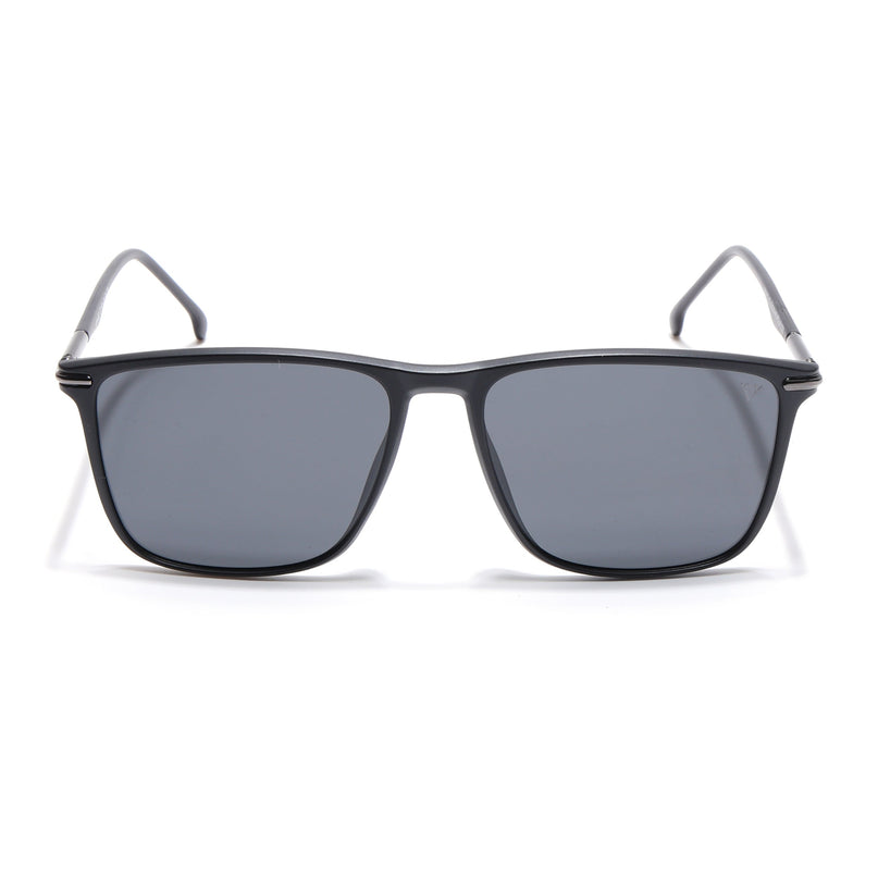 Voxe | Matt Black Wayfarer Polarized Sunglasses - PMG4300