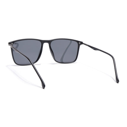 Voxe | Matt Black Wayfarer Polarized Sunglasses - PMG4300