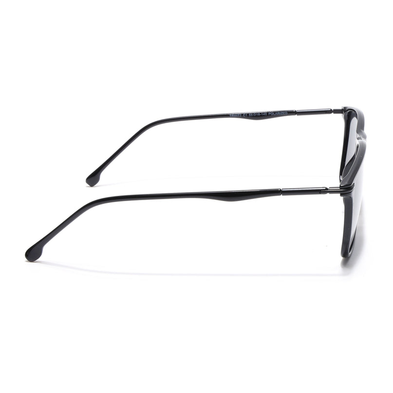 Voxe | Shine Black Wayfarer Polarized Sunglasses - PMG4302
