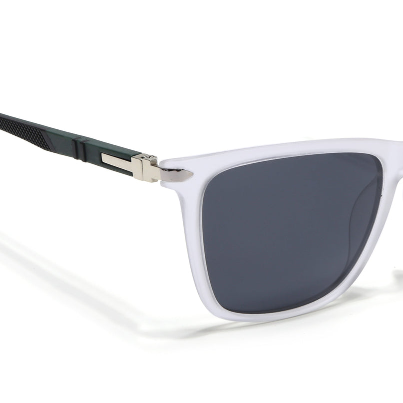 Transparent Wayfarer Polarized Sunglasses - PMG4491
