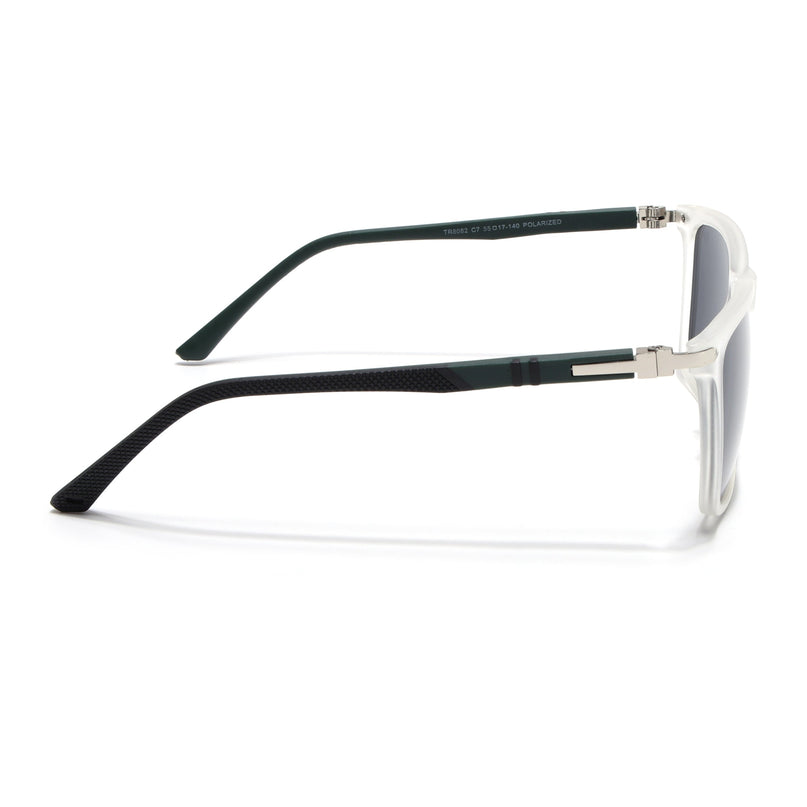Transparent Wayfarer Polarized Sunglasses - PMG4491