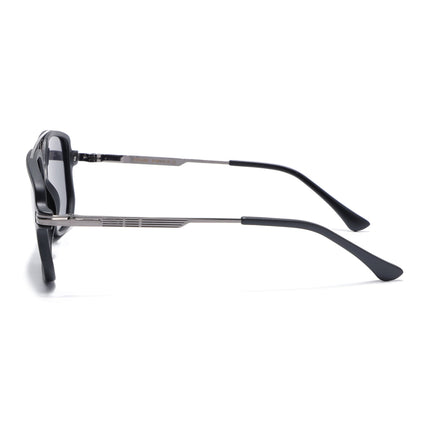 Wayfarer Polarized Sunglasses (Black Lens | Matt Black Frame - PMG5545)