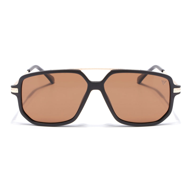 Wayfarer Polarized Sunglasses (Brown Lens | Brown Frame - PMG5546)