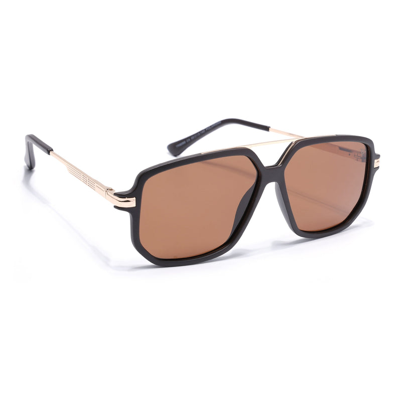 Wayfarer Polarized Sunglasses (Brown Lens | Brown Frame - PMG5546)