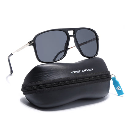 Wayfarer Polarized Sunglasses (Black Lens | Matt Black Frame - PMG5539)