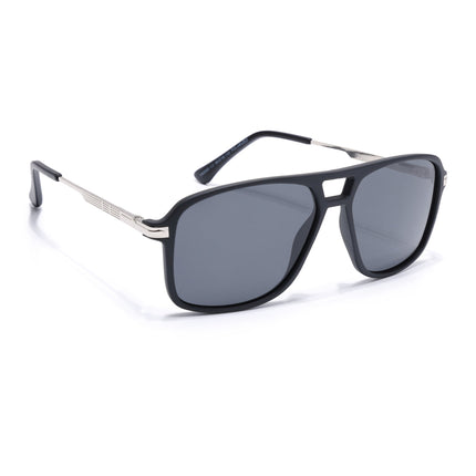 Wayfarer Polarized Sunglasses (Black Lens | Matt Black Frame - PMG5539)