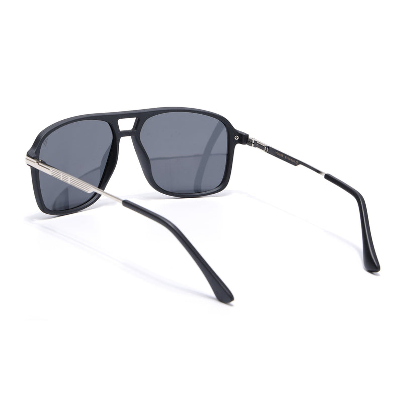 Wayfarer Polarized Sunglasses (Black Lens | Matt Black Frame - PMG5539)