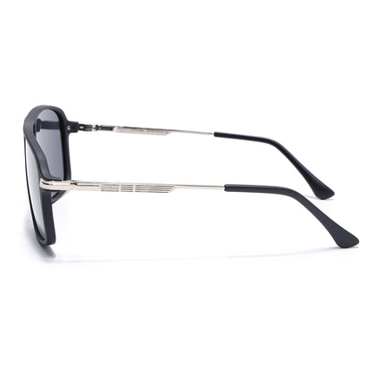 Wayfarer Polarized Sunglasses (Black Lens | Matt Black Frame - PMG5539)