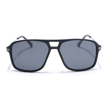 Wayfarer Polarized Sunglasses (Black Lens | Matt Black Frame - PMG5540)