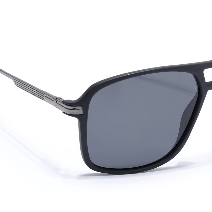 Wayfarer Polarized Sunglasses (Black Lens | Matt Black Frame - PMG5540)