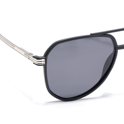 Aviator Polarized Sunglasses (Black Lens | Black Frame - PMG5534)