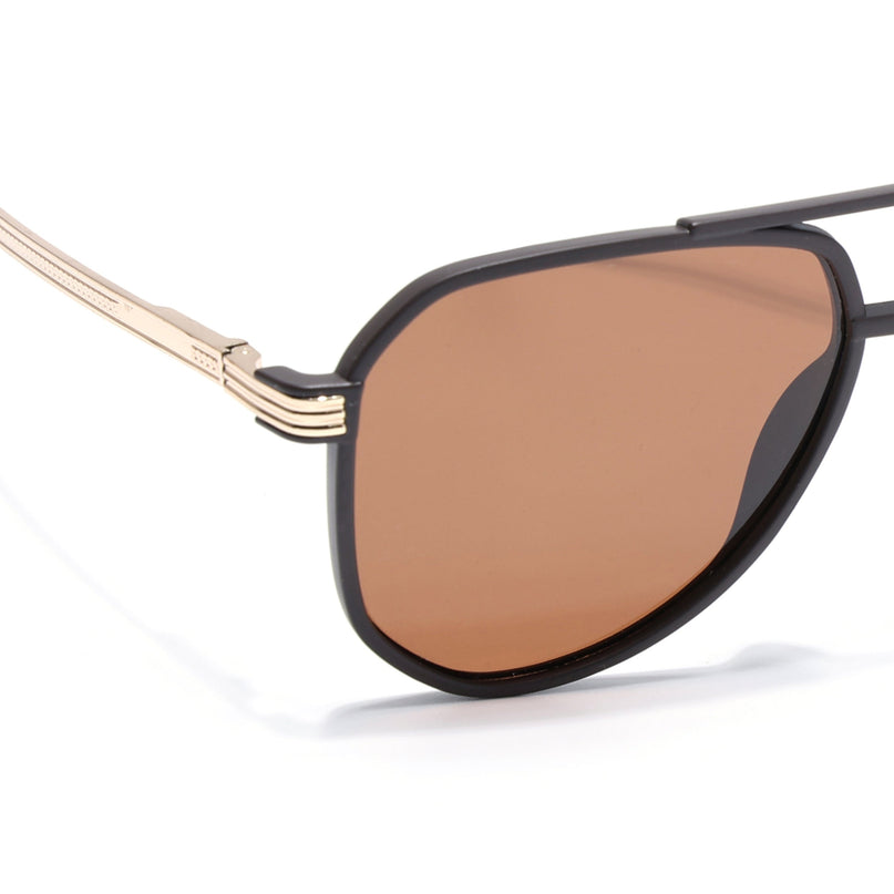 Aviator Polarized Sunglasses (Brown Lens | Brown Frame - PMG5536)