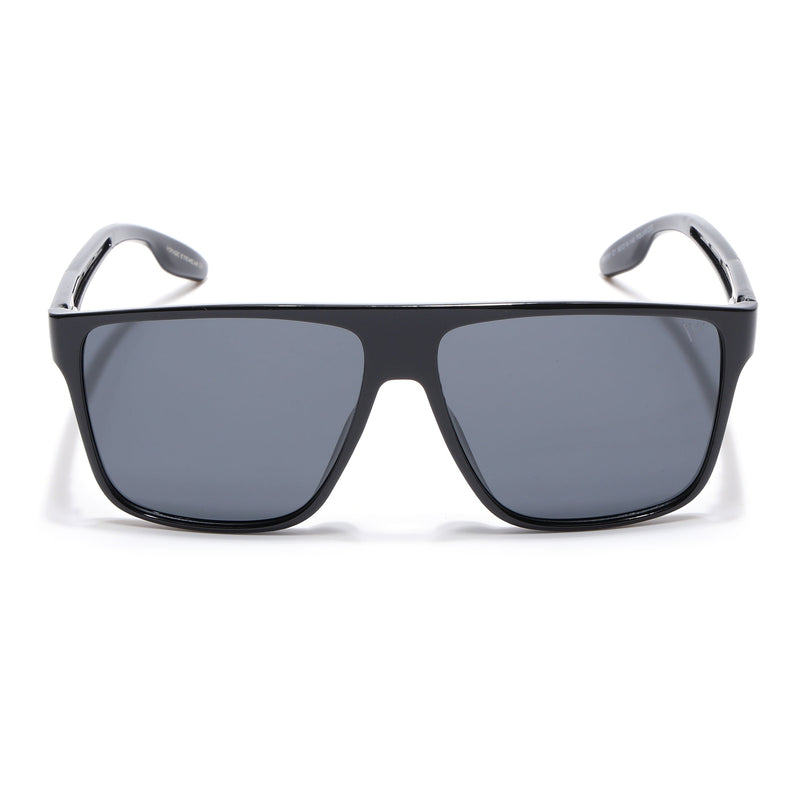 Shine Black Wayfarer Polarized Sunglasses - PMG4307