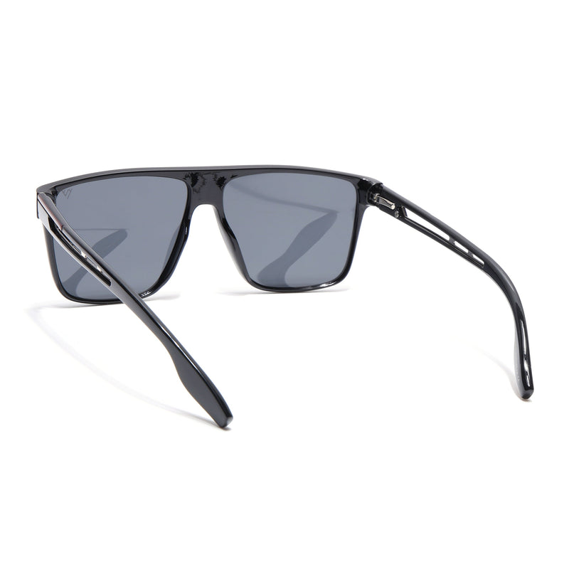 Shine Black Wayfarer Polarized Sunglasses - PMG4307