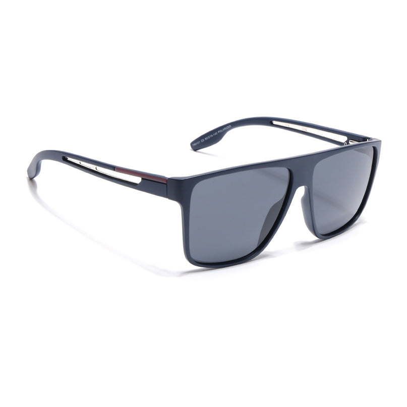 Navy Blue Wayfarer Polarized Sunglasses - PMG4308