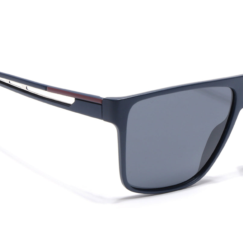Navy Blue Wayfarer Polarized Sunglasses - PMG4308