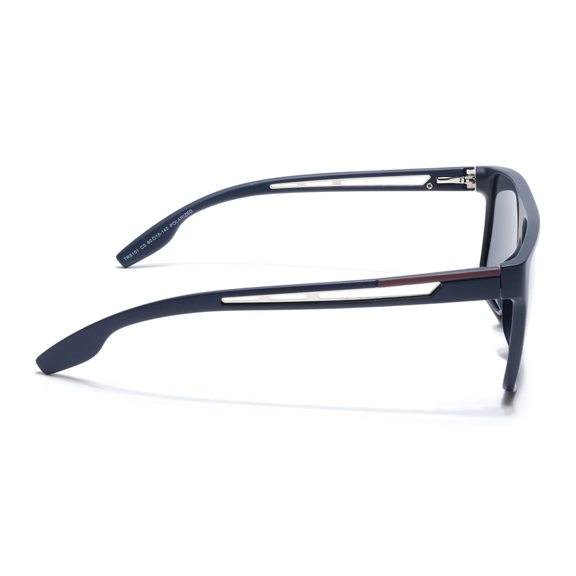 Navy Blue Wayfarer Polarized Sunglasses - PMG4308