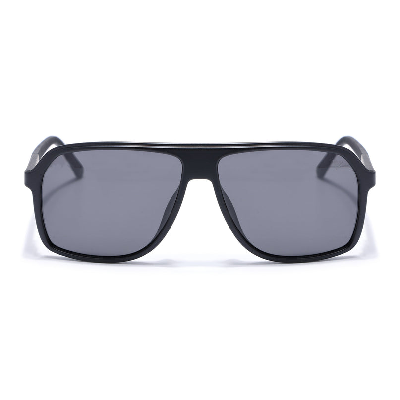 Wayfarer Polarized Sunglasses (Black Lens | Matt Black Frame - PMG5530)