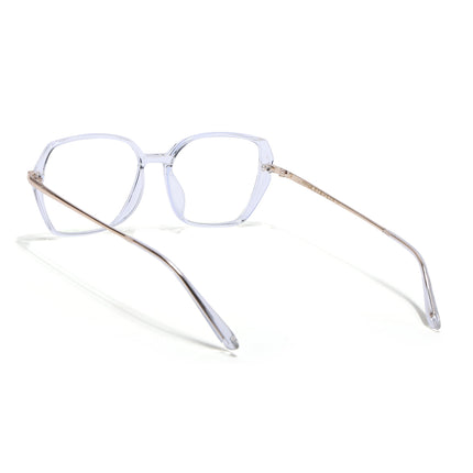 Voyage Glam Transparent Square Eyeglasses for Men & Women - MG4864-C4