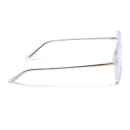 Voyage Glam Transparent Square Eyeglasses for Men & Women - MG4864-C4