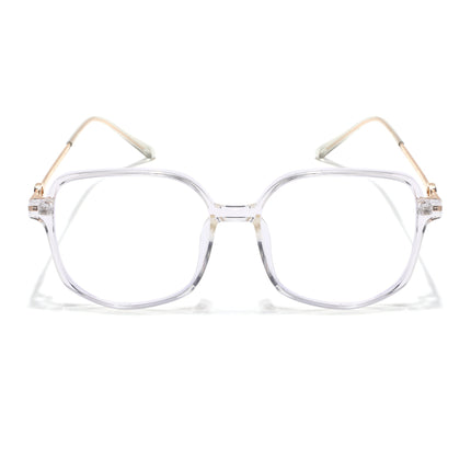 Voyage Glam Transparent Square Eyeglasses for Men & Women - MG4831-C4