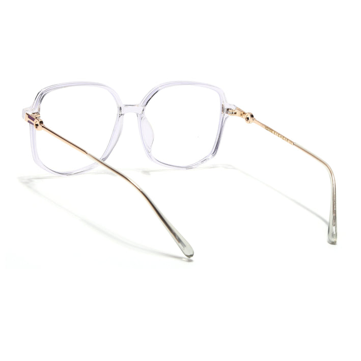 Voyage Glam Transparent Square Eyeglasses for Men & Women - MG4831-C4