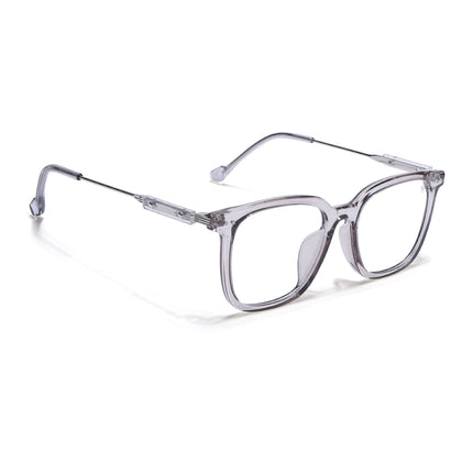 Voyage Grey Square Wooden Texture Eyeglasses - MG3862