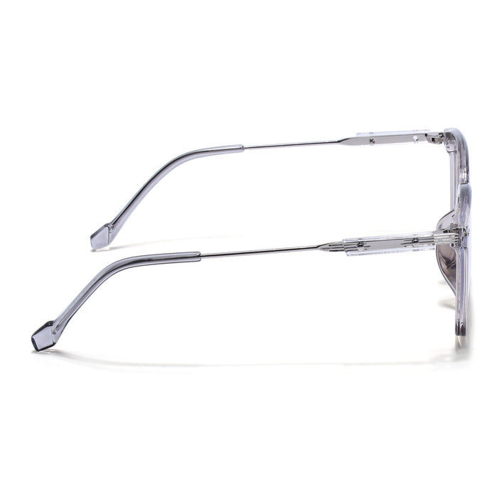 Voyage Grey Square Wooden Texture Eyeglasses - MG3862