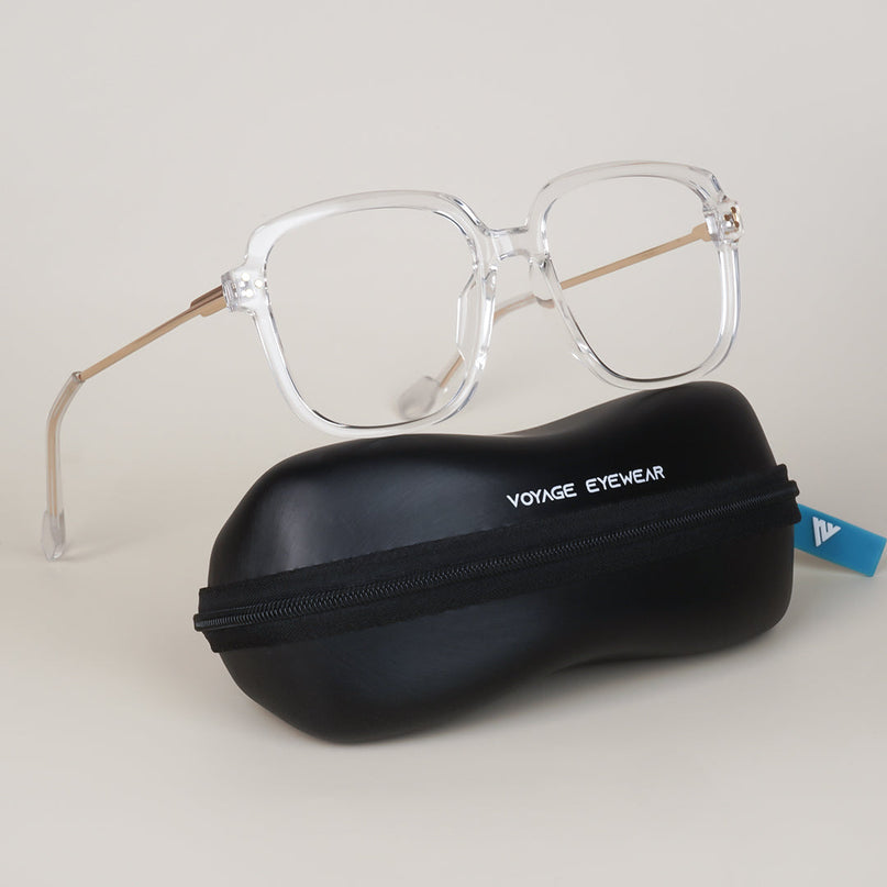Voyage Crystal Clear Oversize Eyeglasses - MG3853