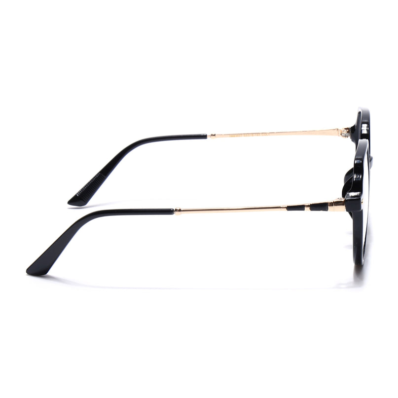 Voyage Glam Shine Black Square Eyeglasses for Men & Women - MG4678-C5