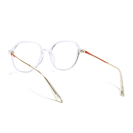 Voyage Glam Transparent Square Eyeglasses for Men & Women - MG4680-C7