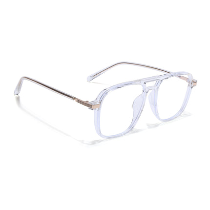 Voyage Maverick Transparent Wayfarer Eyeglasses for Men & Women - MG4709-C6