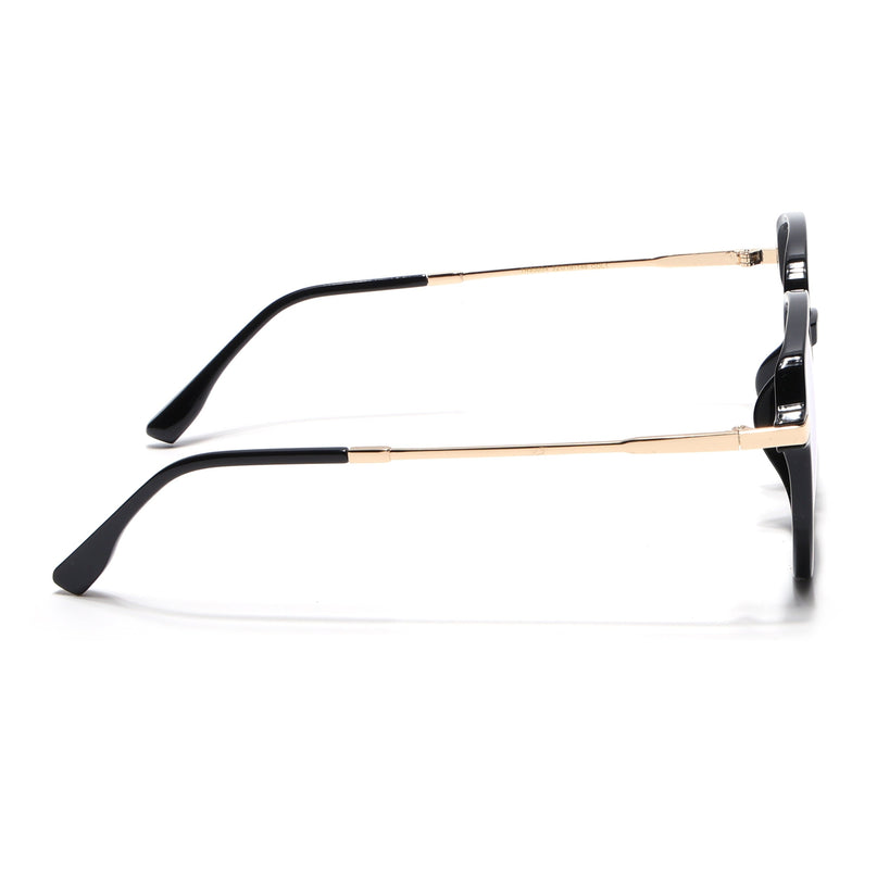 Voyage Black Square Eyeglasses for Men & Women - MG4966-C1