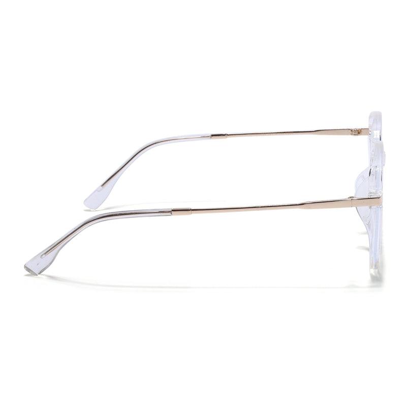 Voyage Transparent Square Eyeglasses for Men & Women - MG4968-C3