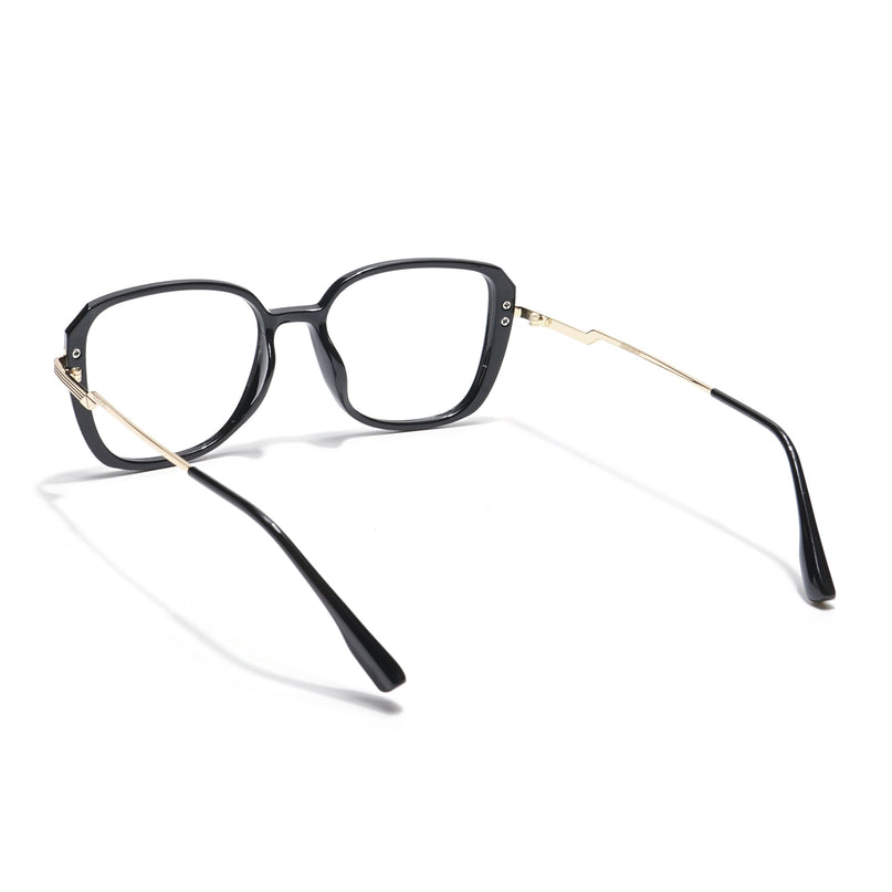 Voyage Black Square Eyeglasses for Men & Women - MG5839-C1